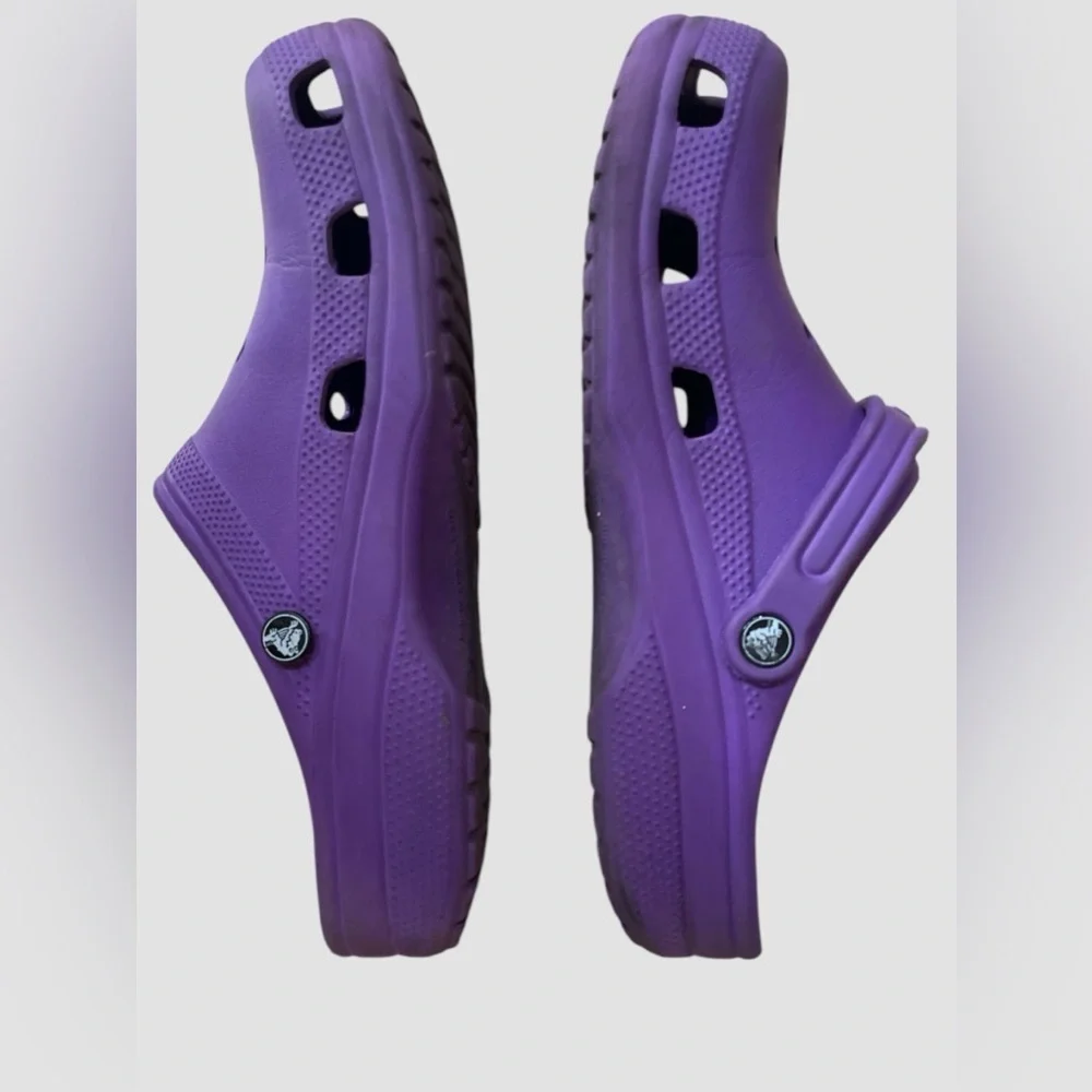 CROCS Original Classic Purple Clogs Sandals Shoes Mens 11 Preowned